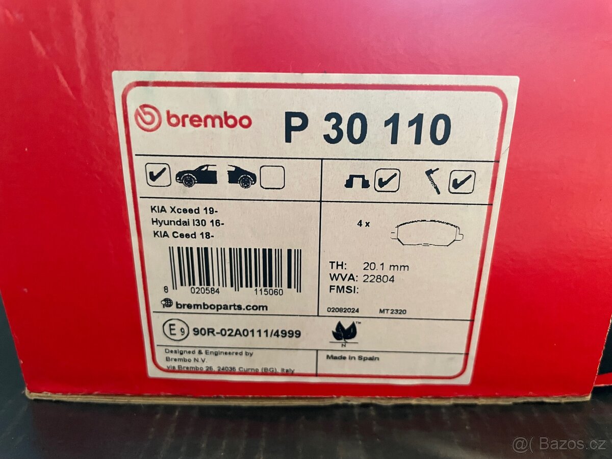 Brzdové kotouče, desky Brembo - 2
