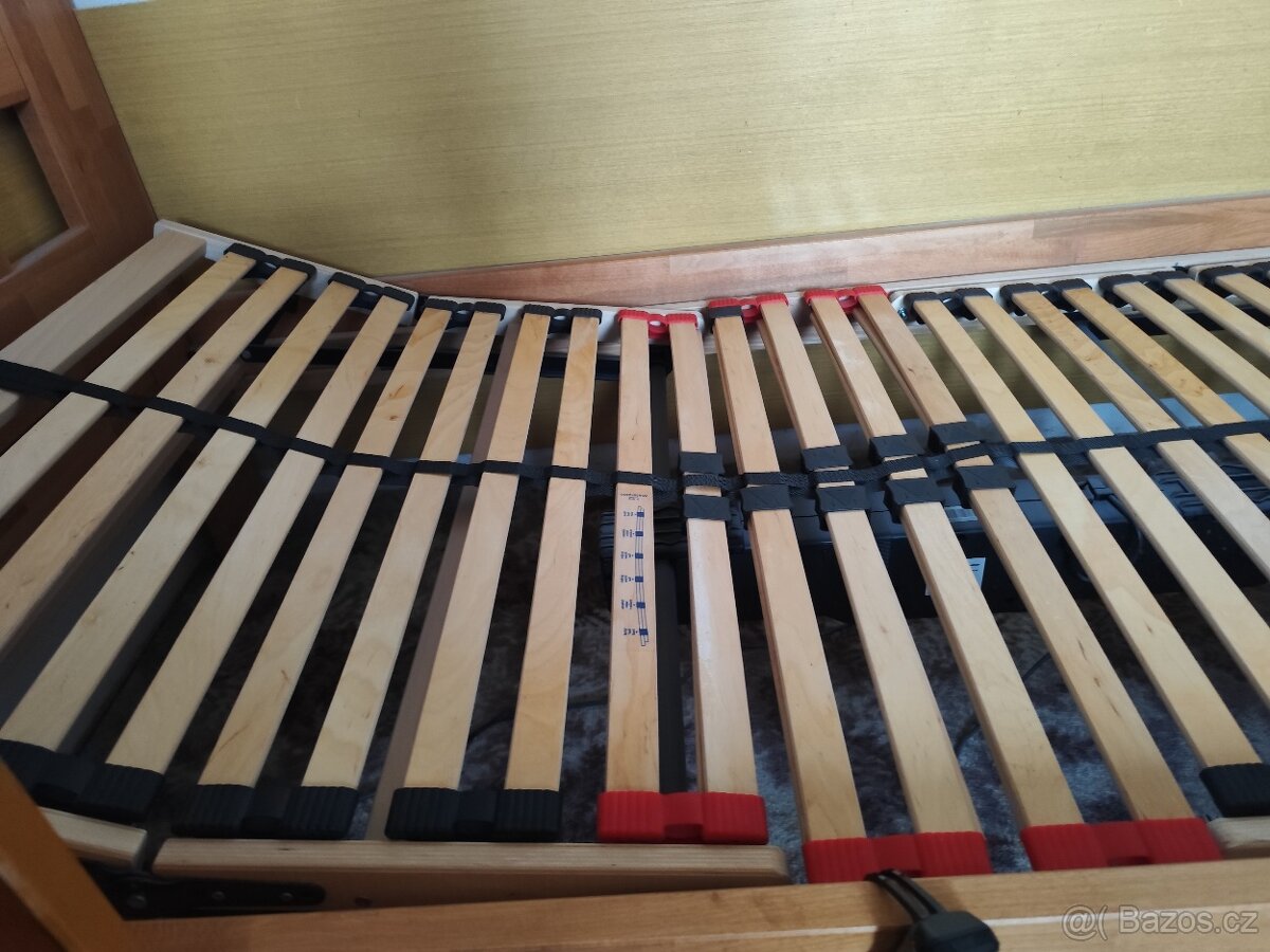 Postel 90×200 s elektrickým roštem - 2