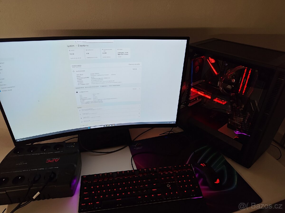 Herní PC Ryzen 7/ 32GB/GPU RTX 3070 8GB/1TB SSD/ vodník - 2