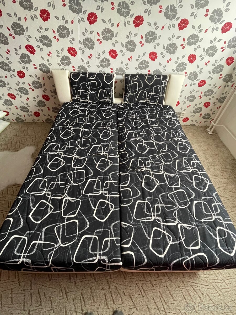 Dvoulůžková postel, manželská 160x200 ( úložný prostor ) - 2