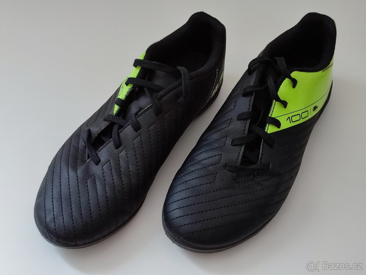 Dětské kopačky KIPSTA vel. 36 černo-zelené - 2