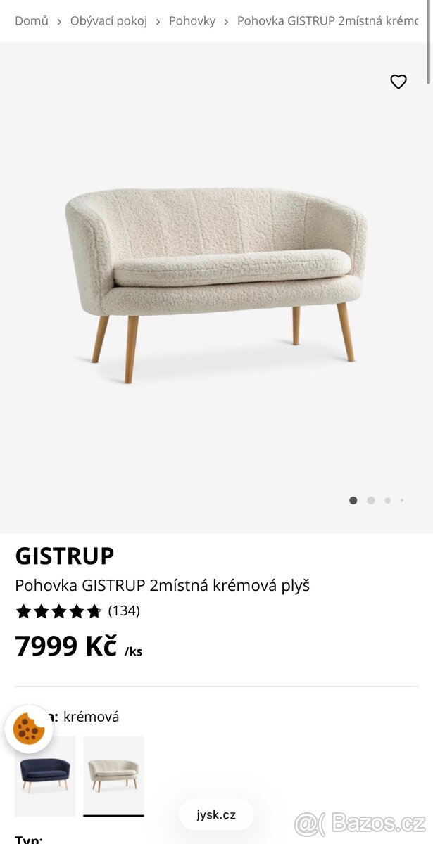 Buklé pohovka z Jysku - 2