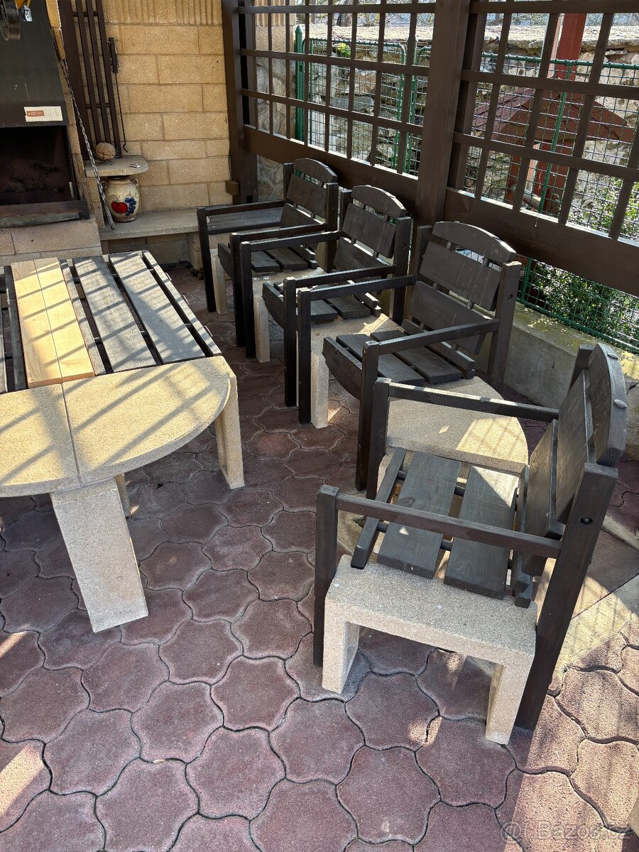 Zahradní posezení pro 8 osob - 2