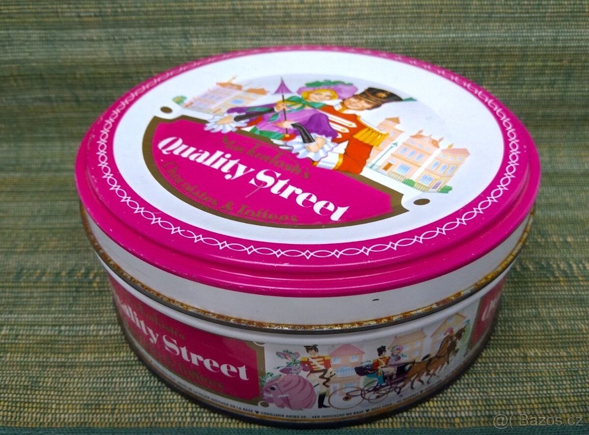 kulatá plechová krabička - 2