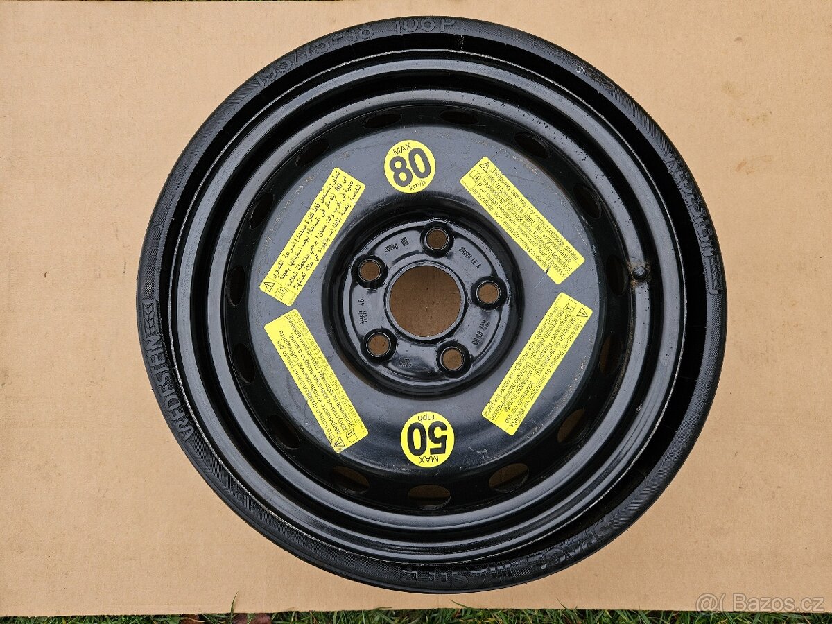 Audi Q7 Touareg Cayenne dojezdová rezerva R18 - 2