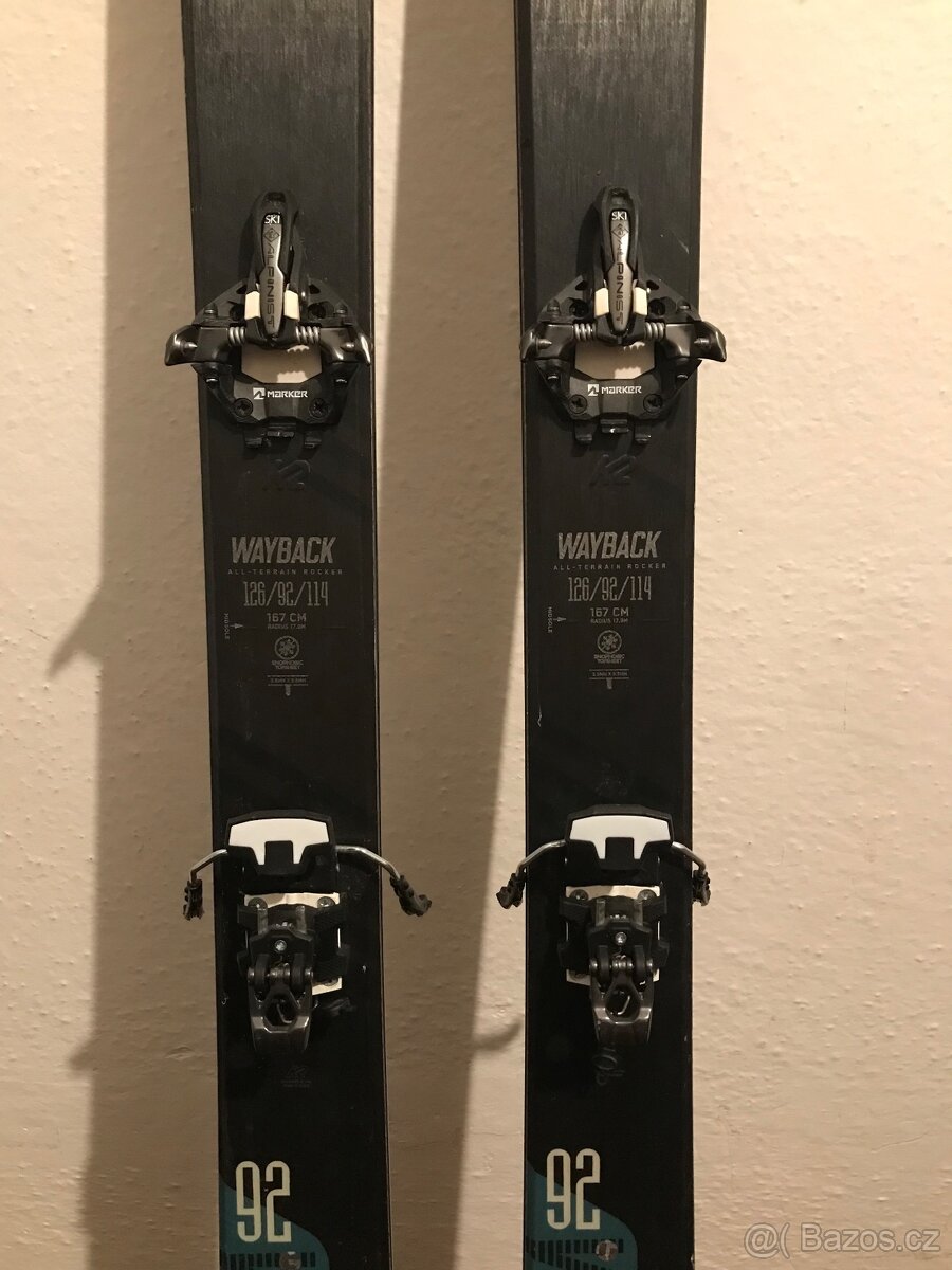 Skialpový set K2 Wayback, Marker Alpinist 10, pásy Pomoca - 2