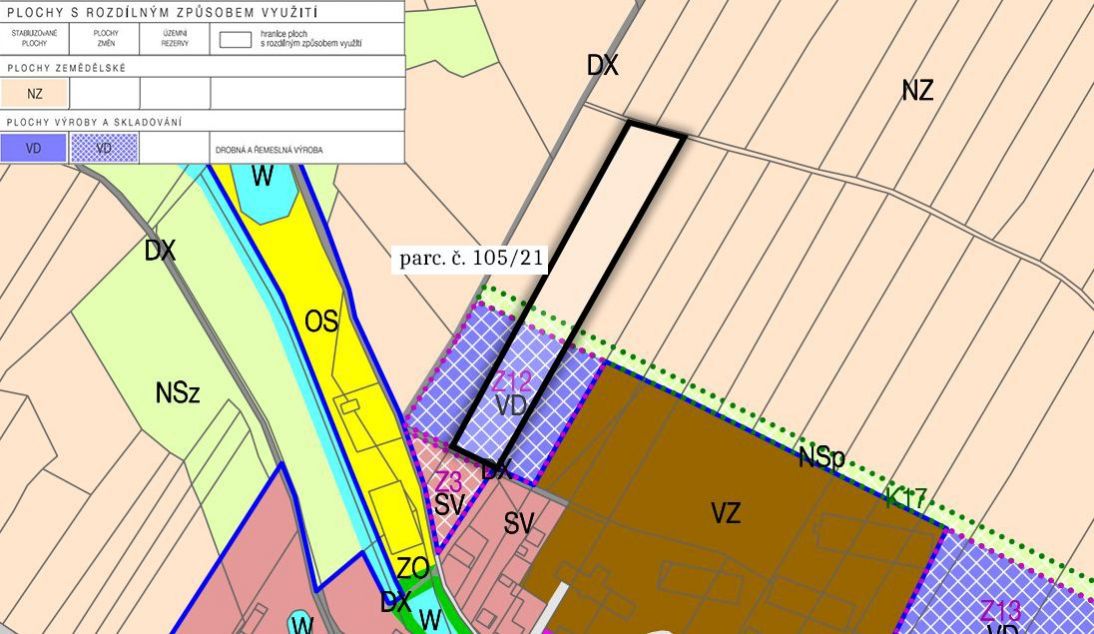 Pozemek, komerční, prodej, Mysletice, Jihlava - 2