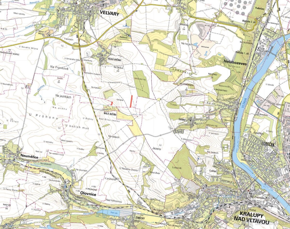 Zemědělská půda, prodej, Velká Bučina, Velvary, Kladno - 2