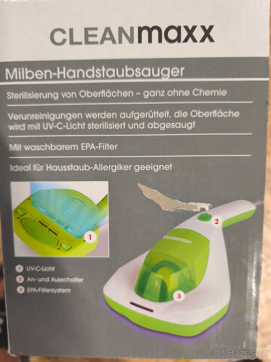 Antibakteriální vysavač roztočů CleanMaxx - 2