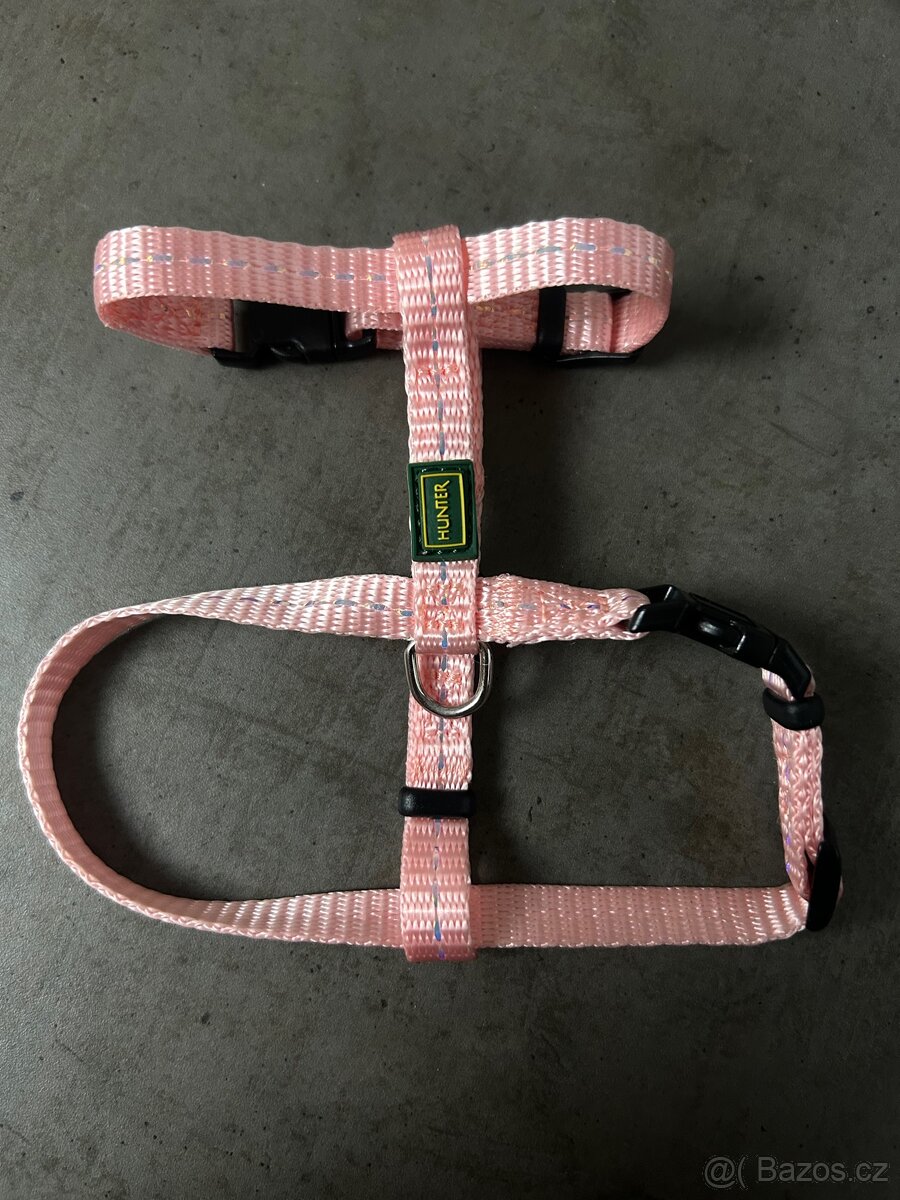 Postroj pro štěně HUNTER TRIPOLI růžová - 2