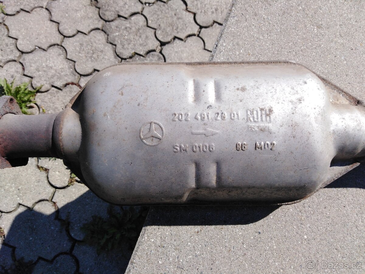 Výfuk mercedes w 202 c 180 - 2