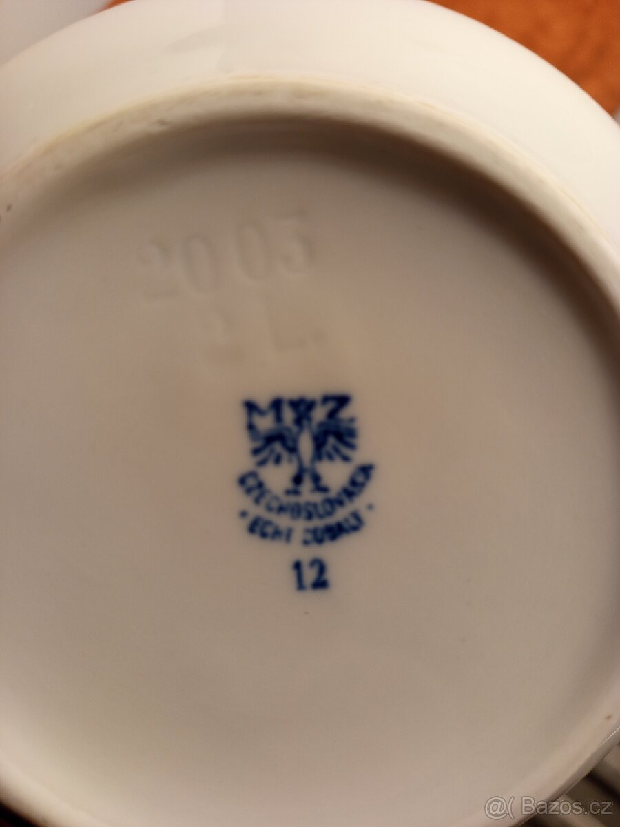 Starožitný porcelánový džbán - 2