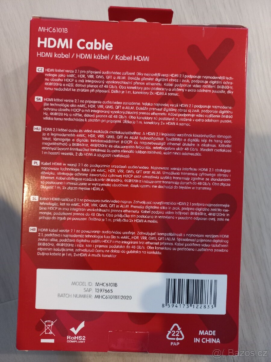 HDMI pozlacené kabely - 2