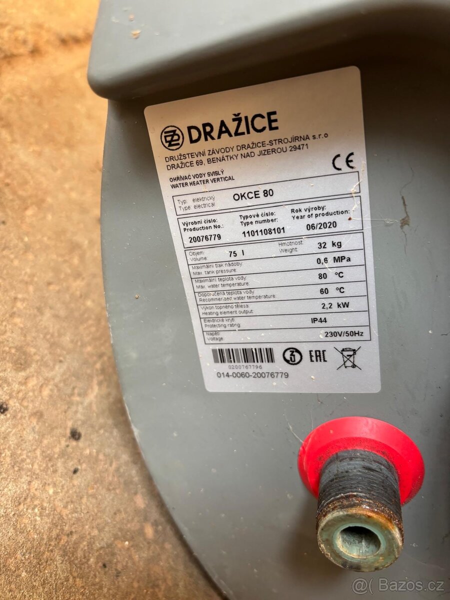 Elektrický bojler Dražice OKCE 80 1101108101 - 2