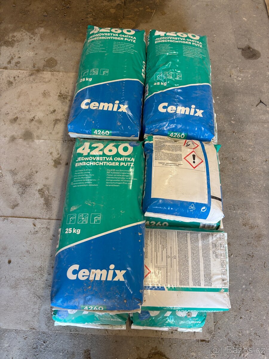 JEDNOVRSTVÁ OMÍTKA CEMIX 4260 - 2