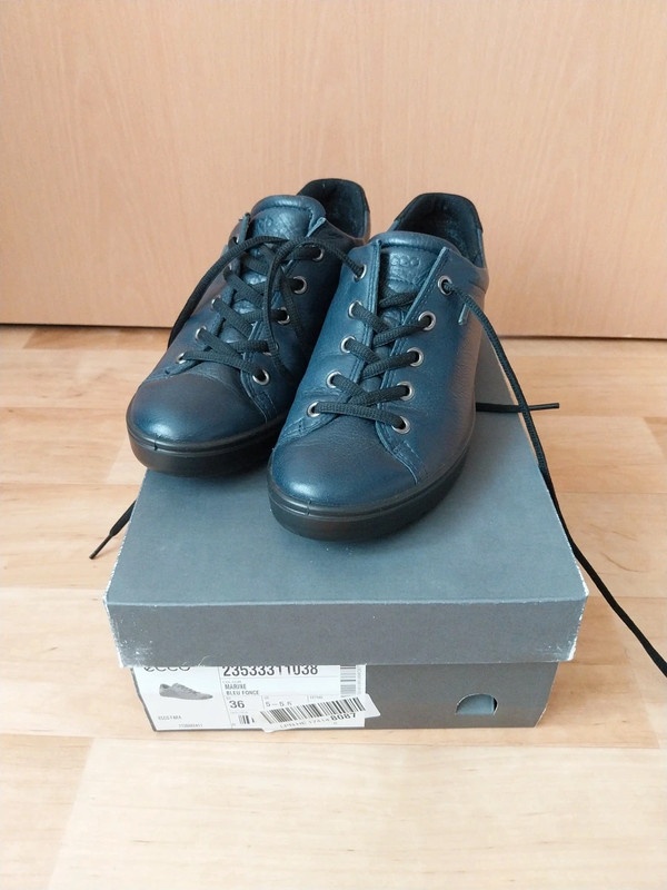 Dámské kožené boty ECCO fara, vel. 36 - 2