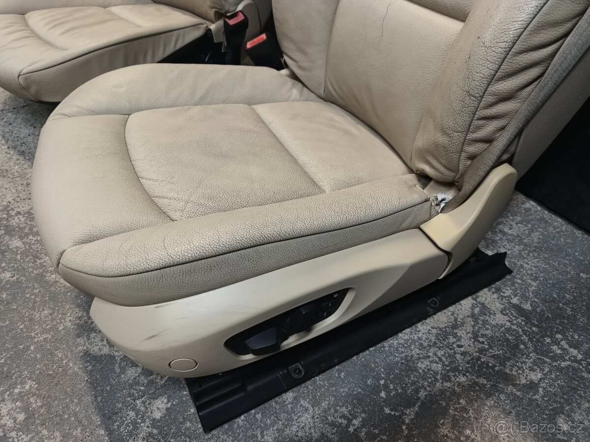 ++ dily sedačky BMW e93 - kůže CreamBiege - 2