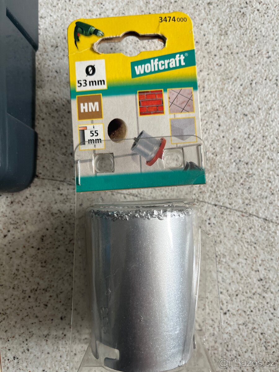 WOLFCRAFT 4ks vrtacích věnců / korunky do zdiva - 2