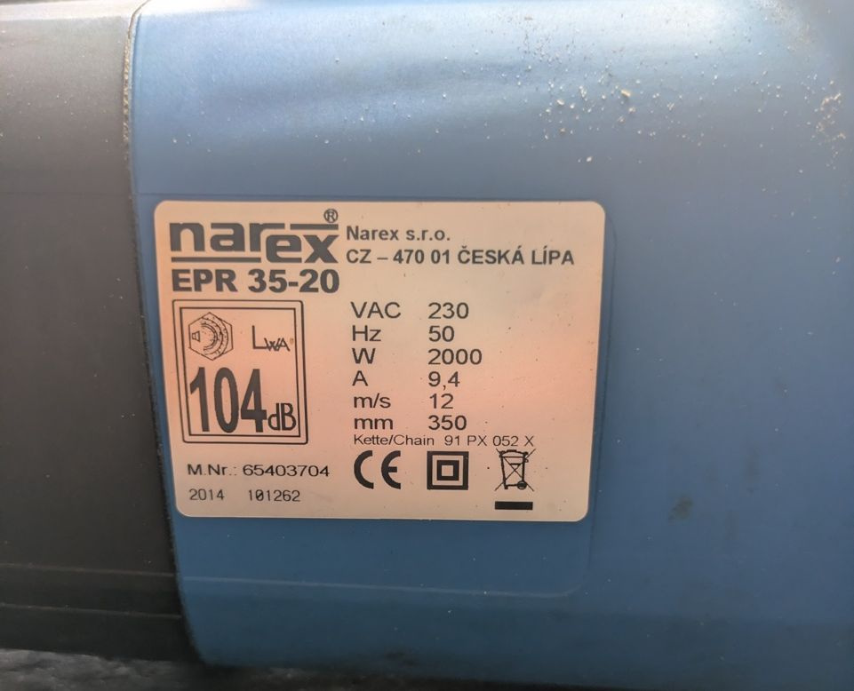 Motorvá pila Narex - 2