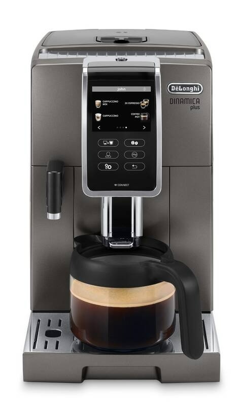 Espresso De'Longhi Dinamica plus ECAM 370.95.T, titan - 2
