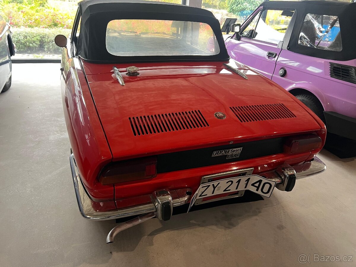 Fiat 850 sport spider 1970 kabriolet - 2