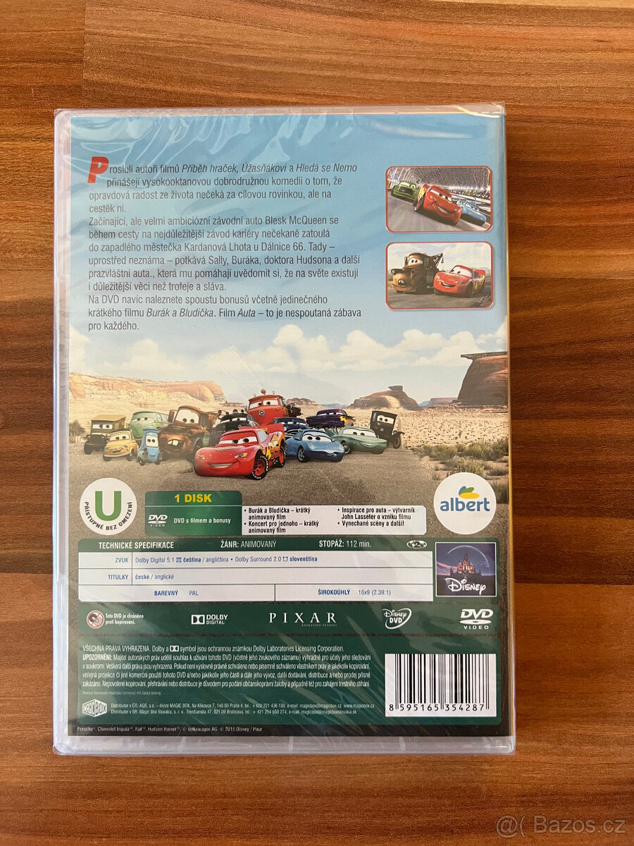 Cars/ Auta zlatá edice (DVD) - 2