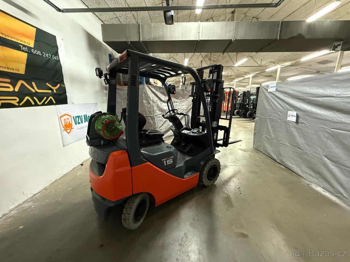 Vysokozdvižný vozík Toyota LPG 02-8FGF15 - 2