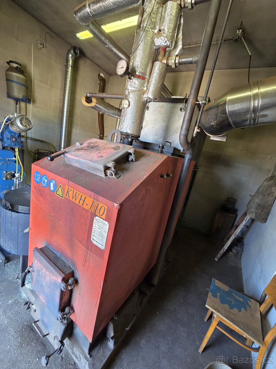 110kW kotel(na) biomasa Gemos KWH teplovod štěpka piliny - 2