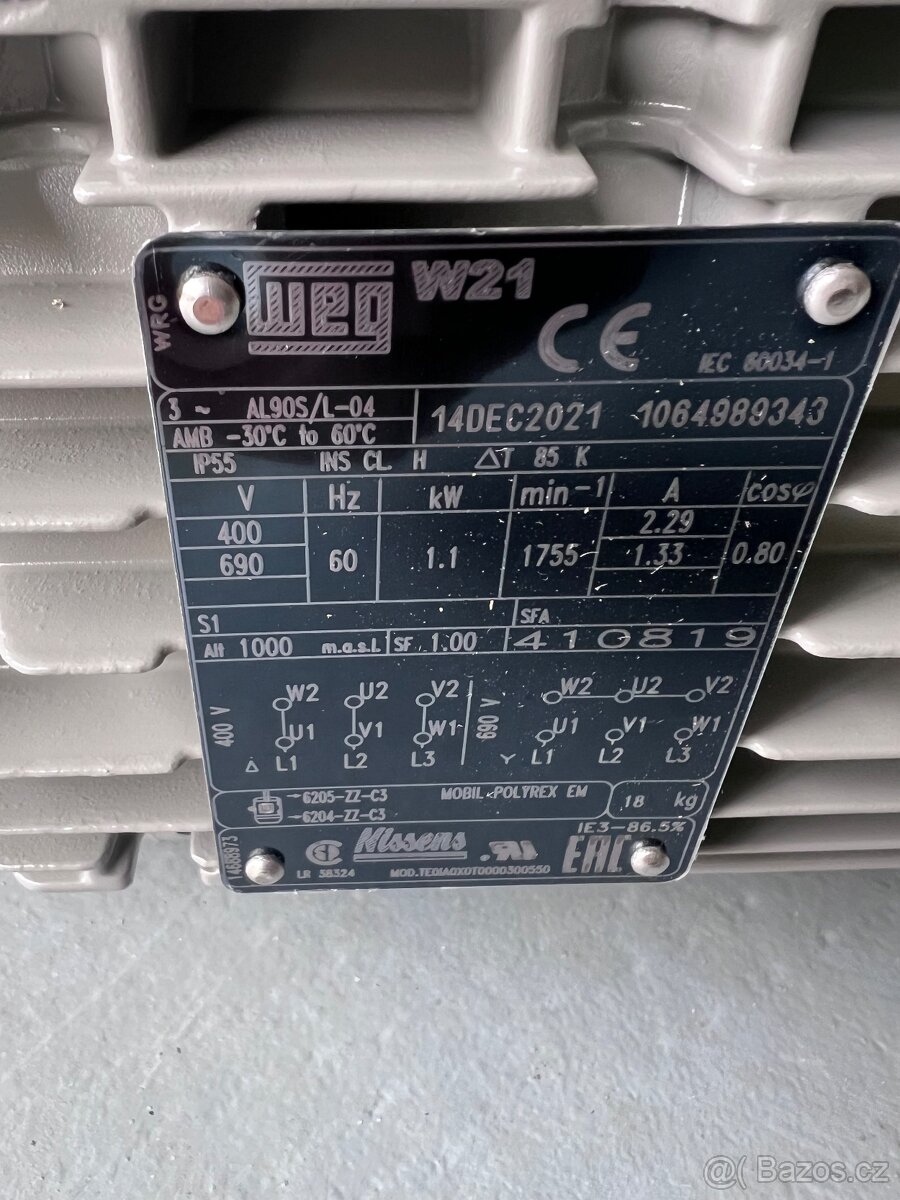 Elektromotor Weg W21 1.1kw - 2