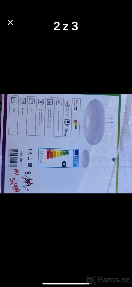 Luxusni lustr 2 ks - 2