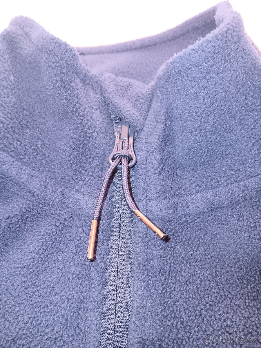 Tmavé modrá mikina Alpine Pro vel. 128/134 - 2