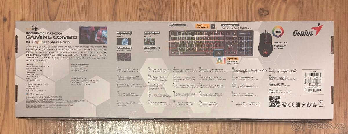 Herní combo klávesnice + myš Genius Scorpion KM-GX6 - 2