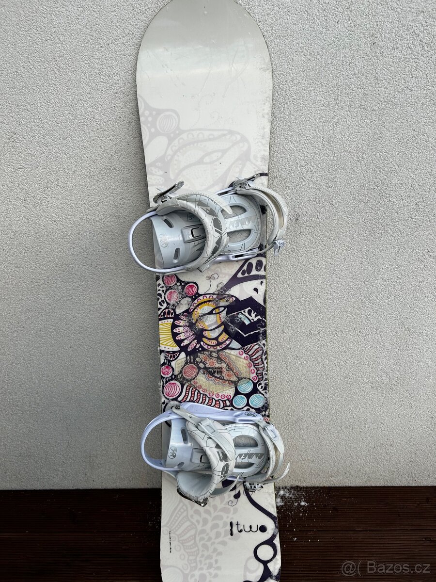 Snowboard 129 cm iTwo + vázání + boty NITRO EU38 (set) - 2