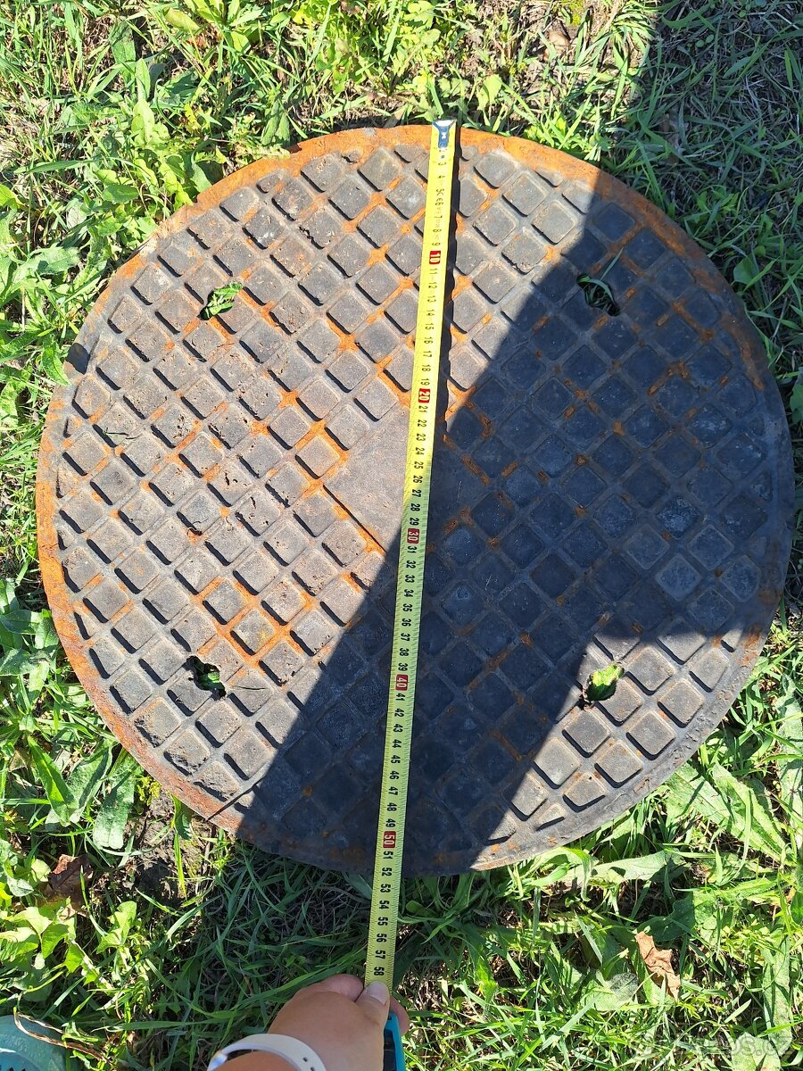 Litinový kryt jímky - 2