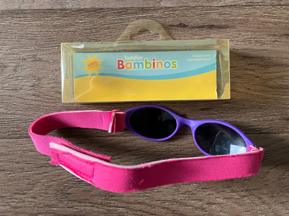 Dětské sluneční brýle nastavitelný pásek - 2