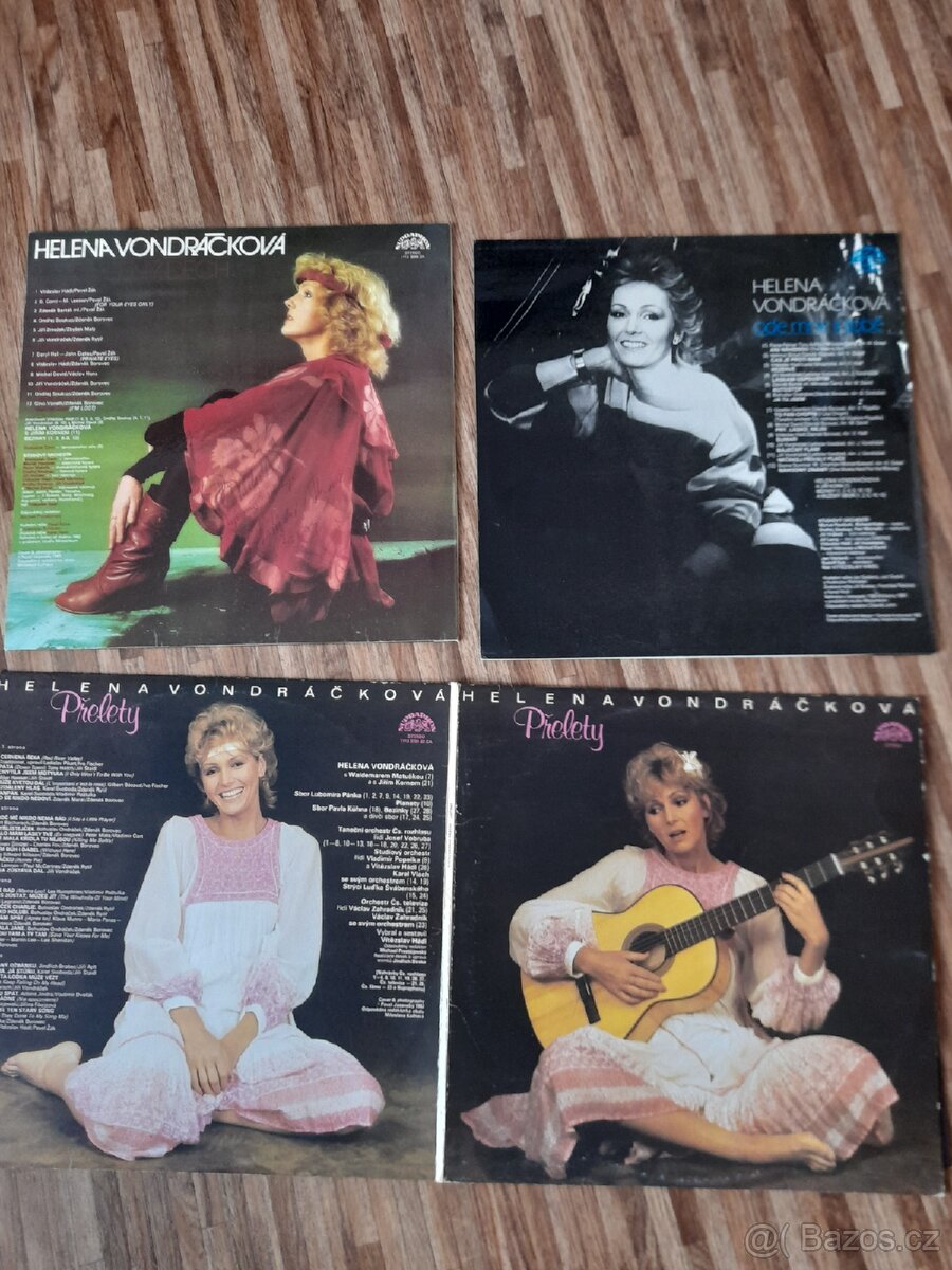 Lp desky H Vondráčková 4× - 2