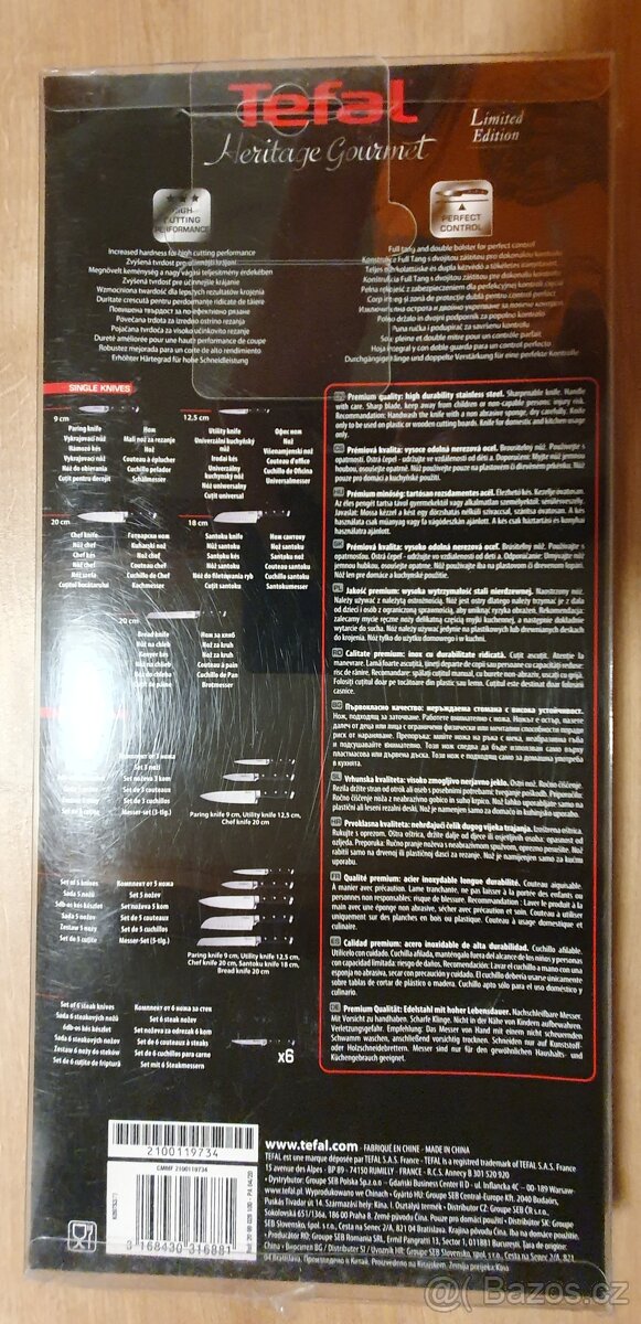 TEFAL sada nožů Heritage gourmet - Nová - 2