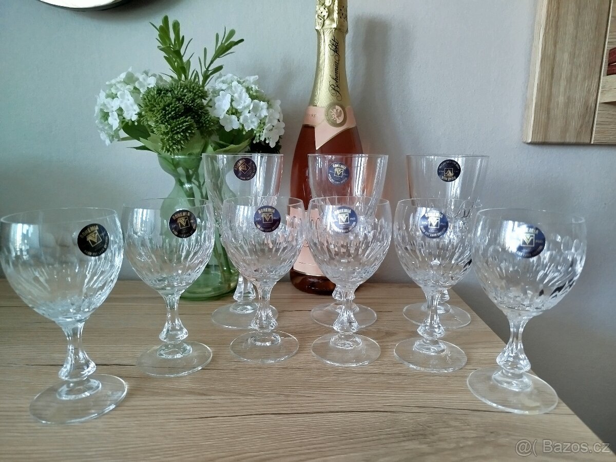 Sada křišťálových sklenic 6+3 - 2