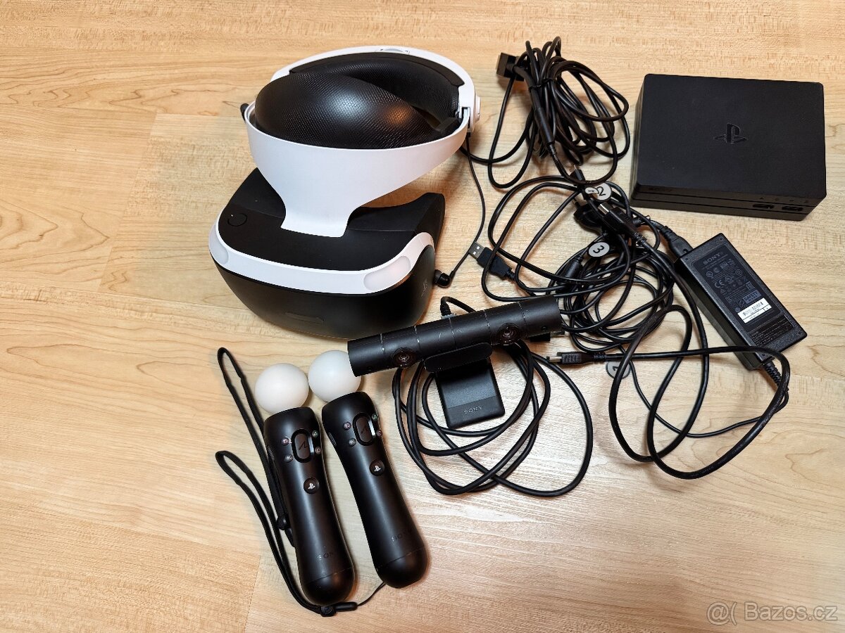 PS4 Pro 1 TB + 2 x ovladač + Komplet VR - 2