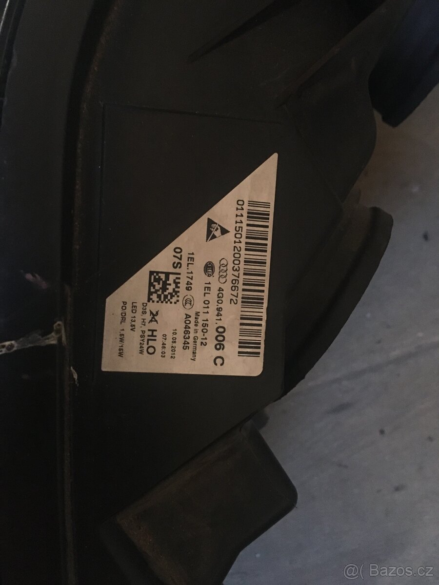 Audi A6 C7 4G přední světla - 2