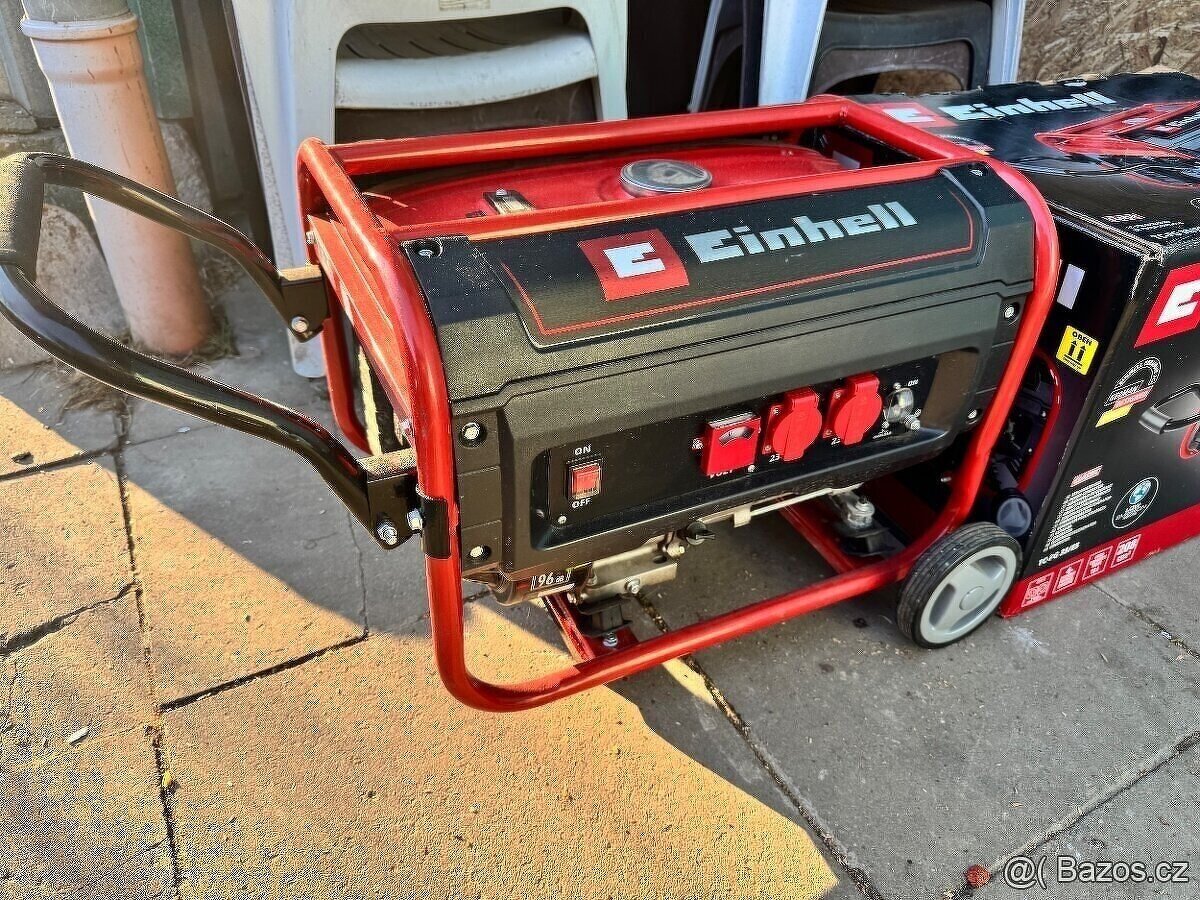 elektrocentrála Einhell Benzínový generátor proudu TC-PG 35/ - 2