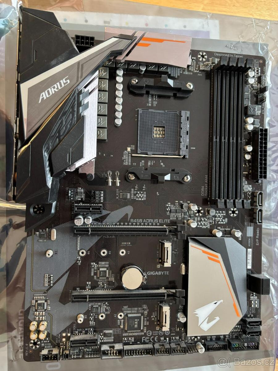 Herní deska GIGABYTE B450 AORUS ELITE | socket AM4 - 2