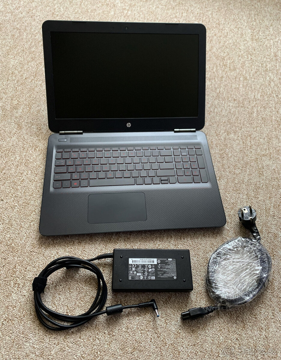 KRÁSNÝ HERNÍ NOTEBOOK - HP OMEN 15 - i7/GTX SKVĚLÝ STAV - 2