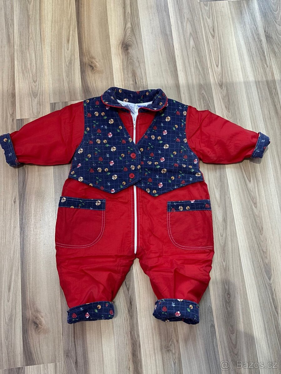 Kombinéza červená - 2