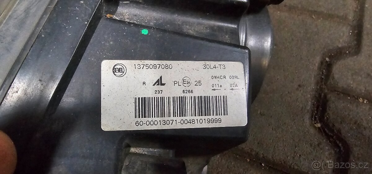 Pravé přední světlo Peugeot Boxer - 2