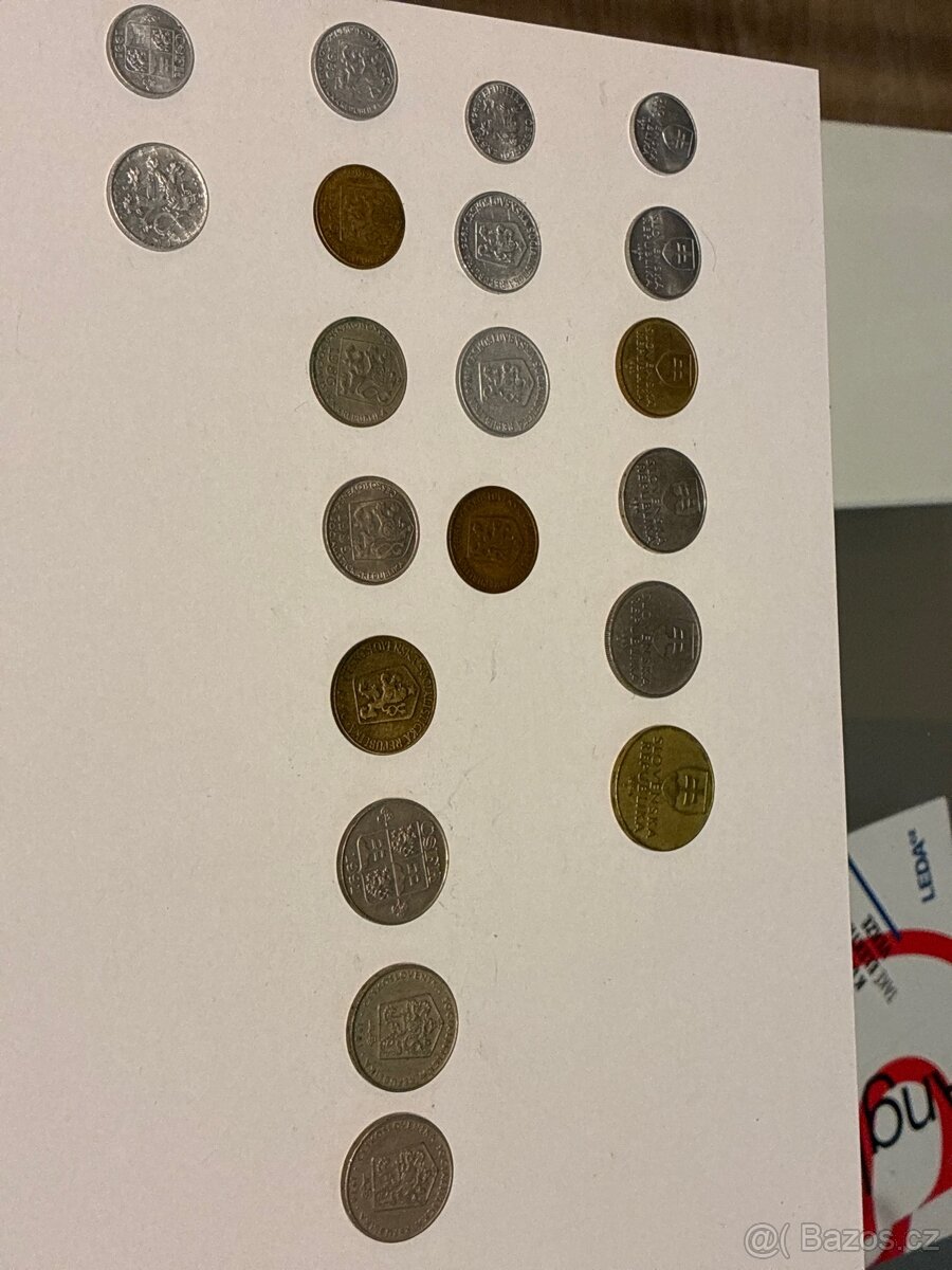 Mince Československé, Slovenské 20 ks - 2