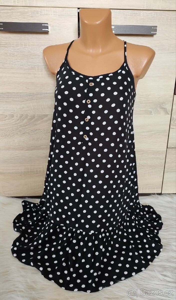 Černobílé šaty - XS/S - 2