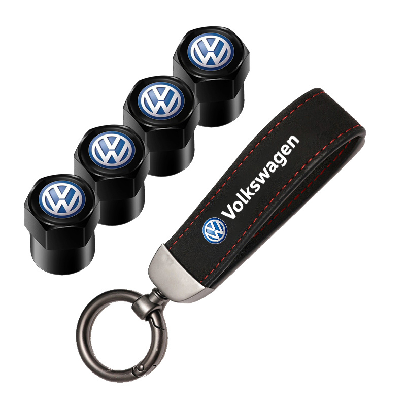 kožená kličenka + čiapočky volkswagen - 2