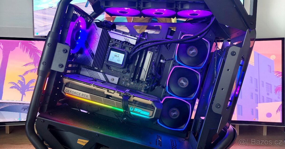 TOP Herní PC Cougar case - RTX 5080 / 9850X3D / 64 GB / 2TB - 2