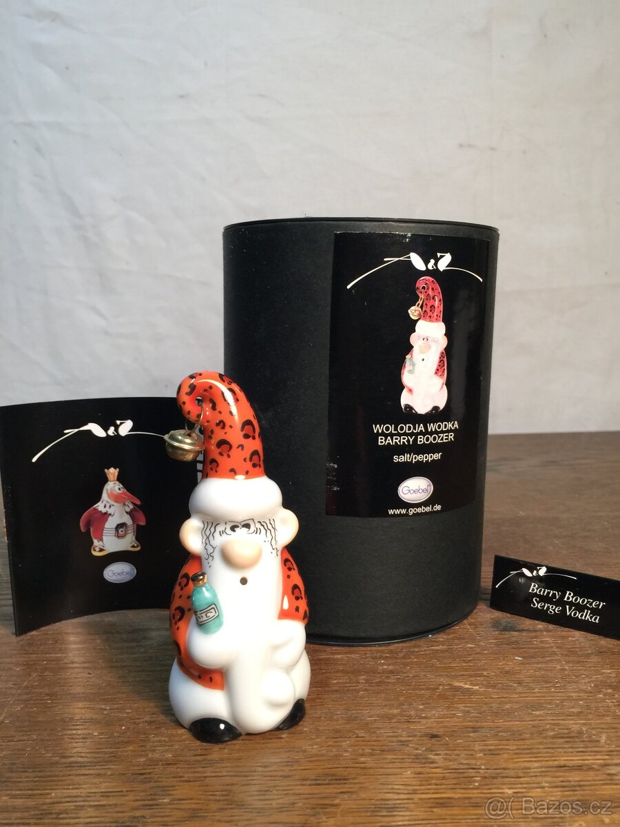 Porcelánová slánka Goebel Limit edice Santa Děda Mráz - 2